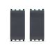 gem FALSO POLO 2pz COMPATIBILE VIMAR ARKE' NERO LUCIDO