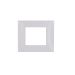 gem PLACCA 2P BIANCO PVC COMPATIBILE VIMAR PLANA