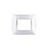 gem PLACCA 2P CROMO PVC COMPATIBILE VIMAR PLANA