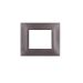gem PLACCA 2P BRONZO PVC COMPATIBILE VIMAR PLANA