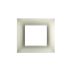 gem PLACCA 2P PERLA PVC COMPATIBILE VIMAR PLANA
