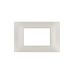 gem PLACCA 3P SABBIA PVC COMPATIBILE VIMAR PLANA