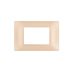 gem PLACCA 3P ORO PVC COMPATIBILE VIMAR PLANA