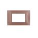 gem PLACCA 3P RAME PVC COMPATIBILE VIMAR PLANA