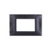 gem PLACCA 3P NERO GLITTER PVC COMPATIBILE VIMAR PLANA