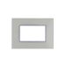 gem PLACCA 3P CHAMPAGNE VETRO COMPATIBILE VIMAR PLANA