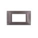 gem PLACCA 4P BRONZO PVC COMPATIBILE VIMAR PLANA