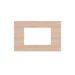 gem PLACCA 4P ABETE PVC COMPATIBILE VIMAR PLANA