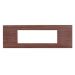 gem PLACCA 7P CILIEGIO PVC COMPATIBILE VIMAR PLANA