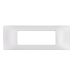 gem PLACCA 7P GRIGIO CHIARO PVC COMPATIBILE VIMAR PLANA