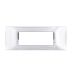 gem PLACCA 7P CROMO PVC COMPATIBILE VIMAR PLANA