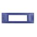 gem PLACCA 7P BLU NAVY PVC COMPATIBILE VIMAR PLANA