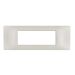 gem PLACCA 7P SABBIA PVC COMPATIBILE VIMAR PLANA