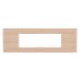 gem PLACCA 7P ABETE PVC COMPATIBILE VIMAR PLANA