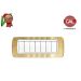 PLACCA 7P OTTONE SATINATO serie LIVING LIGHT BTICINO