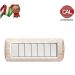 PLACCA 7P LEGNO ROVERE SBIANCATO COMPATIBILE LIVING LIGHT BTICINO