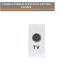 PRESA TV PASSANTE COMPATIBILE BTICINO LIVING LIGHT