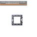 SUPPORTO 2 POSTI SCATOLA TONDA COMPATIBILE BTICINO LIVING INTERNATIONAL