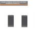 COPRIFORO 2 PEZZI 7788 SERIE ONDA MARLANVIL COMPATIBILE LIVING