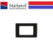 PLACCA 3P NERO LUCIDO 7833.T.NL MARLANVIL CLASSIC.