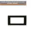 PLACCA 6P NERO LUCIDO 7836.T.NL MARLANVIL CLASSIC
