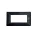 joy PLACCA 4P NERO BISTRO PVC COMPATIBILE MATIX BTICINO
