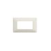 PLACCA 4 POSTI BIANCO COMPATIBILE MATIX BTICINO