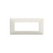 PLACCA 6 POSTI BIANCO PVC COMPATIBILE MATIX BTICINO