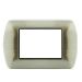 art PLACCA 3P BRONZO METALLO COMPATIBILE LIVING BTICINO