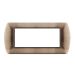 art PLACCA 7P RAME METALLO COMPATIBILE LIVING BTICINO