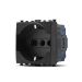 sun PRESA SCHUKO COMPATIBILE VIMAR ARKE' nero