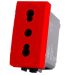 art PRESA BIPASSO 16A ROSSO COMPATIBILE LIVING INTERNATIONAL BTICINO