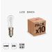 10 PEZZI LAMPADINA LED E14 14V  BIANCA LUMINARIE LAMPADA