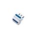 ADATTATORE TRIPLO 10/16A USCITA 16A BIANCO