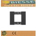 PLACCA 2P NERO BSN COMPATIBILE LIVING NOW BTICINO