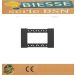 PLACCA 4P NERO BSN COMPATIBILE LIVING NOW BTICINO