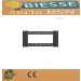 PLACCA 6P NERO BSN COMPATIBILE LIVING NOW BTICINO