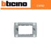 SUPPORTO 3 POSTI CON VITI BTICINO SERIE LUNA C4703.
