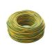FS17 1 GIALLO/VERDE 5mt CAVO CORDINA UNIPOLARE ELETTRICO.