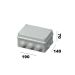 SCATOLA 190X140X70mm GOMMINI IP55 CASSETTA DERIVAZIONE