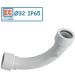 CURVA 32 mm RIGIDA 90&deg; STAGNA IP65 TUBO EC75332