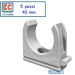 5 CLIPS 40 mm SUPPORTO FISSATUBO TUBO ELETTRICO CLIP ECCF40