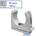 25 CLIPS 50 mm SUPPORTO FISSATUBO TUBO ELETTRICO CLIP ECCF50