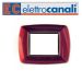 PLACCA 3P AMARANTO PVC MY LIFE ELETTROCANALI