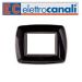 PLACCA 3P NERO PVC MY LIFE ELETTROCANALI