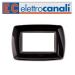 PLACCA 4P NERO PVC MY LIFE ELETTROCANALI
