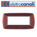 PLACCA 7P LEGNO SCURO PVC MY LIFE ELETTROCANALI