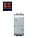 DOPPIO PULSANTE INTERBLOCCATO MYLIFE ELETTROCANALI ECL4022TEC