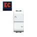 DOPPIO PULSANTE INTERBLOCCATO MYLIFE ELETTROCANALI ECL4022WH BIANCO