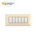 PLACCA 6P AVORIO EASY COMPATIBILE MATIX ECSE9806A
